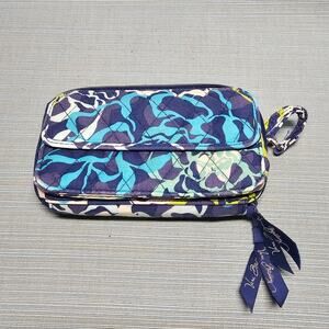 Vera Bradlgey All In One Crossbody Wristlet Wallet Purse Katalina Blue *READ*